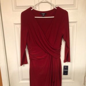 Chaps Red Dress NWT